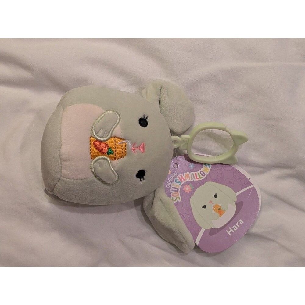 Squishmallows Hara the Green Easter Bunny 4" Plush Toy with Tag